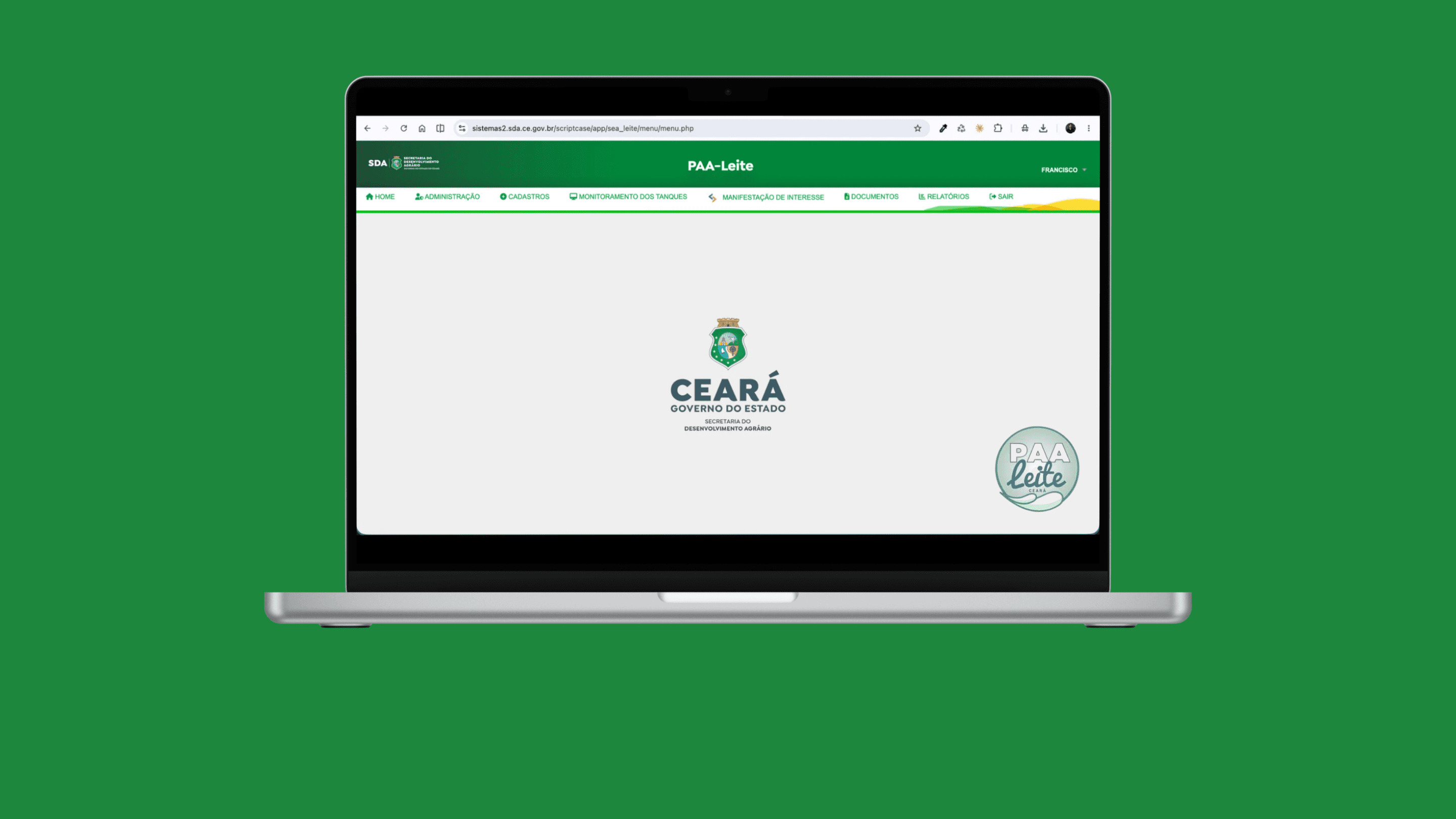 Capa do projeto: PAA-Leite - Programa de Aquisição de Alimentos (Leite)